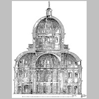 Todi, Santa Maria della Consolazione,  Palustre's L’Architecture de la Renaissance, 1892, Wikipedia.PNG